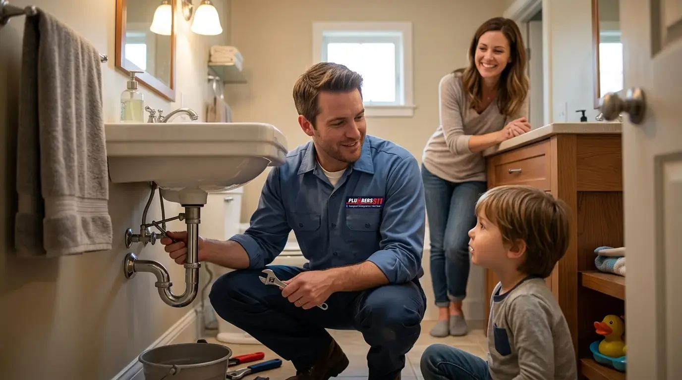 Licensed plumber at work in Thornton, IL